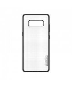 Devia Glitter Soft Gun Black - Samsung Galaxy Note 8 Carcasa Silicon (margini electroplacate)