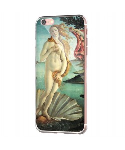 Botticelli - La nascita di Venere - iPhone 6 Carcasa Transparenta Silicon