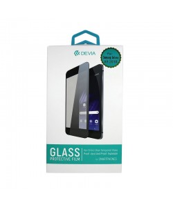 Folie Devia Frame Sticla Temperata Black (1 fata Anti-Shock, 9H, 2.5D, 0.26mm) - Samsung Galaxy A9 (2018)