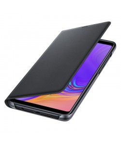 Samsung Wallet Cover Black - Samsung Galaxy A9 (2018) Husa Book Neagra