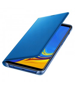 Samsung Wallet Cover Blue - Samsung Galaxy A9 (2018) Husa Book Albastra