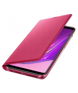 Samsung Wallet Cover Pink - Samsung Galaxy A9 (2018) Husa Book Roz