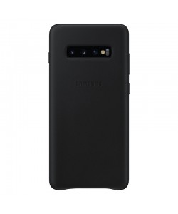 Samsung Leather Cover Black - Samsung Galaxy S10 Plus Husa Book