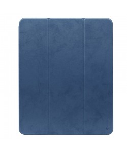 Comma Leather Case Blue - iPad Pro 12.9 inch 2018 Husa Piele (pencil slot)