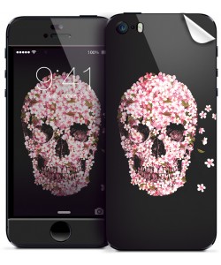 Cherry Blossom Skull - iPhone 5/5S Skin