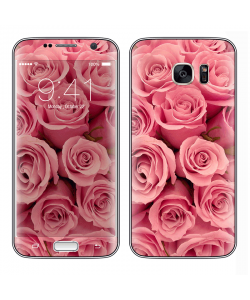 Roses are pink - Samsung Galaxy S7 Edge Skin  