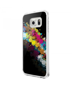 Rainbow Bubbles - Samsung Galaxy S6 Carcasa Silicon 