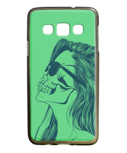 Skull Girl - Samsung Galaxy A3 Carcasa Silicon Premium