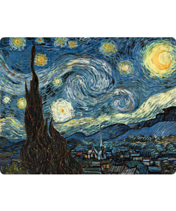 Van Gogh - Starry Night - Samsung Galaxy S3 Mini Carcasa Transparenta Plastic