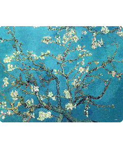 Van Gogh - Branches with Almond Blossom - iPhone 6 Husa Book Alba Piele Eco