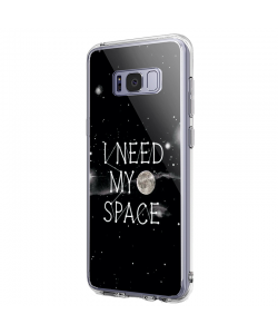 I need my space- Samsung Galaxy S8 Plus Carcasa Transparenta Silicon