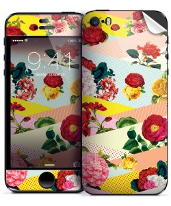 Flowers, Stripes & Dots - iPhone 5C Skin