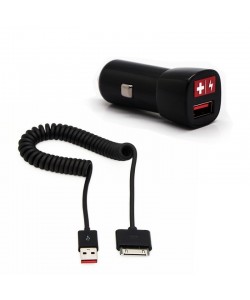 Incarcator Auto - Swiss Charger iPhone 4/4S