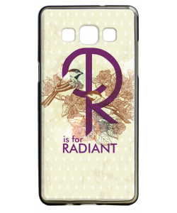 R is for Radiant - Samsung Galaxy A5 Carcasa Silicon