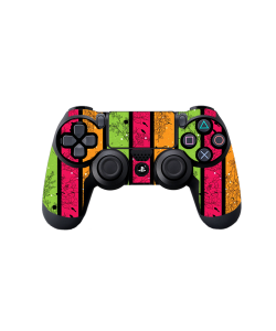 Stripes and Flowers - PS4 Dualshock Controller Skin