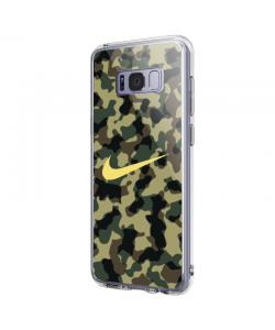 Camo Nike - Samsung Galaxy S8 Plus Carcasa Transparenta Silicon