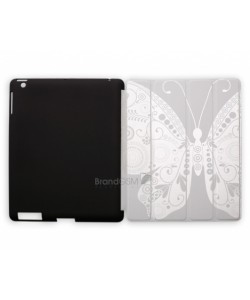Husa Procell Covermate Butterfly Negru - iPad 2