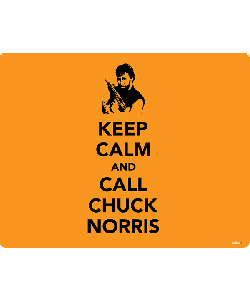 Keep Calm and Call Chuck Norris - Samsung Galaxy S4 Carcasa Transparenta Silicon