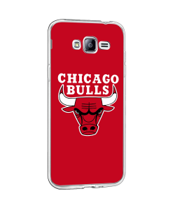 Chicago Bulls - Samsung Galaxy J3 Carcasa Transparenta Silicon