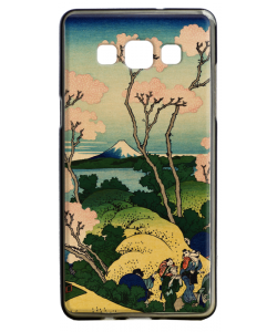 Hokusai - The Fuji from Gotenyama at Shinagawa on the Tokaido - Samsung Galaxy A5 Carcasa Silicon