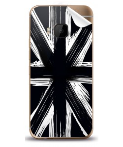 Black UK Flag - HTC One M9 Skin