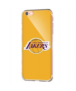 Los Angeles Lakers - iPhone 6 Carcasa Transparenta Silicon