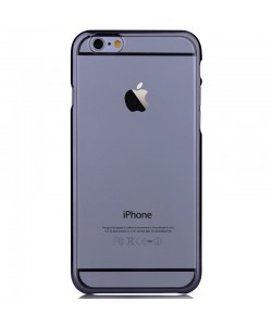 Glimmer Gun Black - Devia Carcasa iPhone 6 Plus (rama electroplacata)