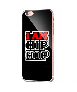 I am Hip Hop - iPhone 6 Carcasa Transparenta Silicon