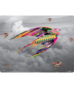 Flying Colors - Samsung Galaxy S4 Carcasa Transparenta Silicon