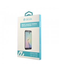 Folie Devia Clear 3D (1 fata, margini curbate) - Samsung Galaxy S6 Edge Plus