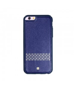 Just Must Carve V Navy - iPhone 6/6S Carcasa Piele Eco (protectie margine 360°)