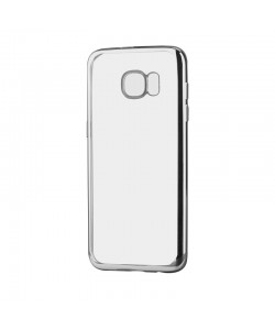 Glitter Soft Gun Black - Devia Samsung Galaxy S7 Carcasa Silicon (margini electroplacate)