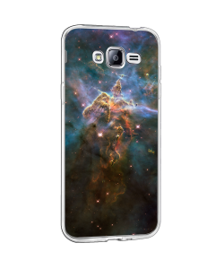 Stand Up for the Stars - Samsung Galaxy J3 Carcasa Transparenta Silicon