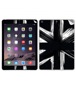 Black UK Flag - Apple iPad Air 2 Skin