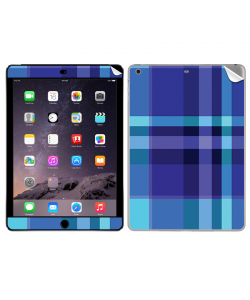 Blue Plaid - Apple iPad Air 2 Skin