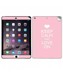 Keep Calm and Love On - Apple iPad Air 2 Skin
