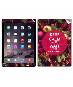 Keep Calm and Wait for Christmas - Apple iPad Air 2 Skin