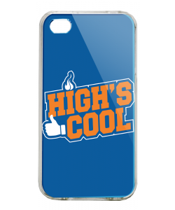 High's Cool - iPhone 4/4S Carcasa Alba/Transparenta Plastic