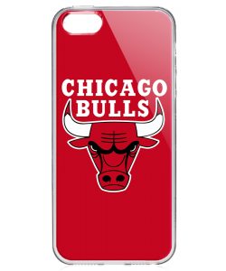 Chicago Bulls - iPhone 5/5S/SE Carcasa Transparenta Silicon