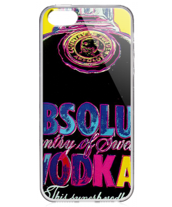 Absolut Vodka - iPhone 5/5S/SE Carcasa Transparenta Silicon