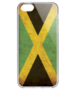 Jamaica - iPhone 5/5S/SE Carcasa Transparenta Silicon