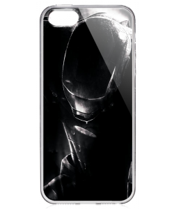 Iron Man - iPhone 5/5S/SE Carcasa Transparenta Silicon