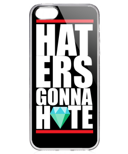 Haters Gonna Hate 2 - iPhone 5/5S/SE Carcasa Transparenta Silicon