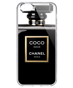 Coco Noir Perfume - iPhone 5/5S/SE Carcasa Transparenta Silicon