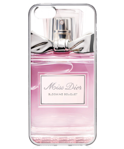 Miss Dior Perfume - iPhone 5/5S/SE Carcasa Transparenta Silicon