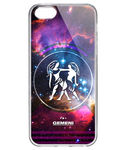 Gemeni - Universal - iPhone 5/5S/SE Carcasa Transparenta Silicon