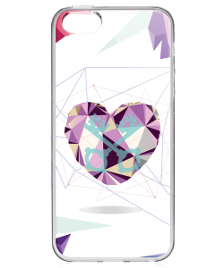 Love Keys - iPhone 5/5S/SE Carcasa Transparenta Silicon