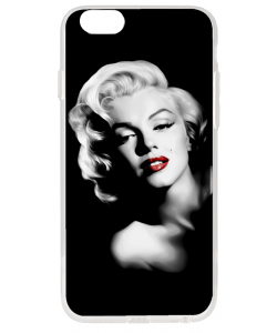 Marilyn - iPhone 6 Carcasa Transparenta Silicon