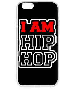 I am Hip Hop - iPhone 6 Plus Carcasa Transparenta Silicon