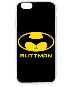 Buttman - iPhone 6 Plus Carcasa Transparenta Silicon